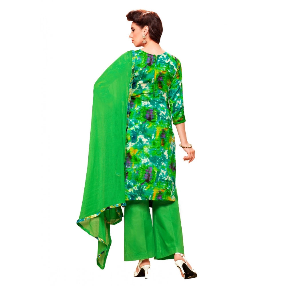 Women'S Glaze Cotton Unstitched Salwar Suit-Material With Dupa