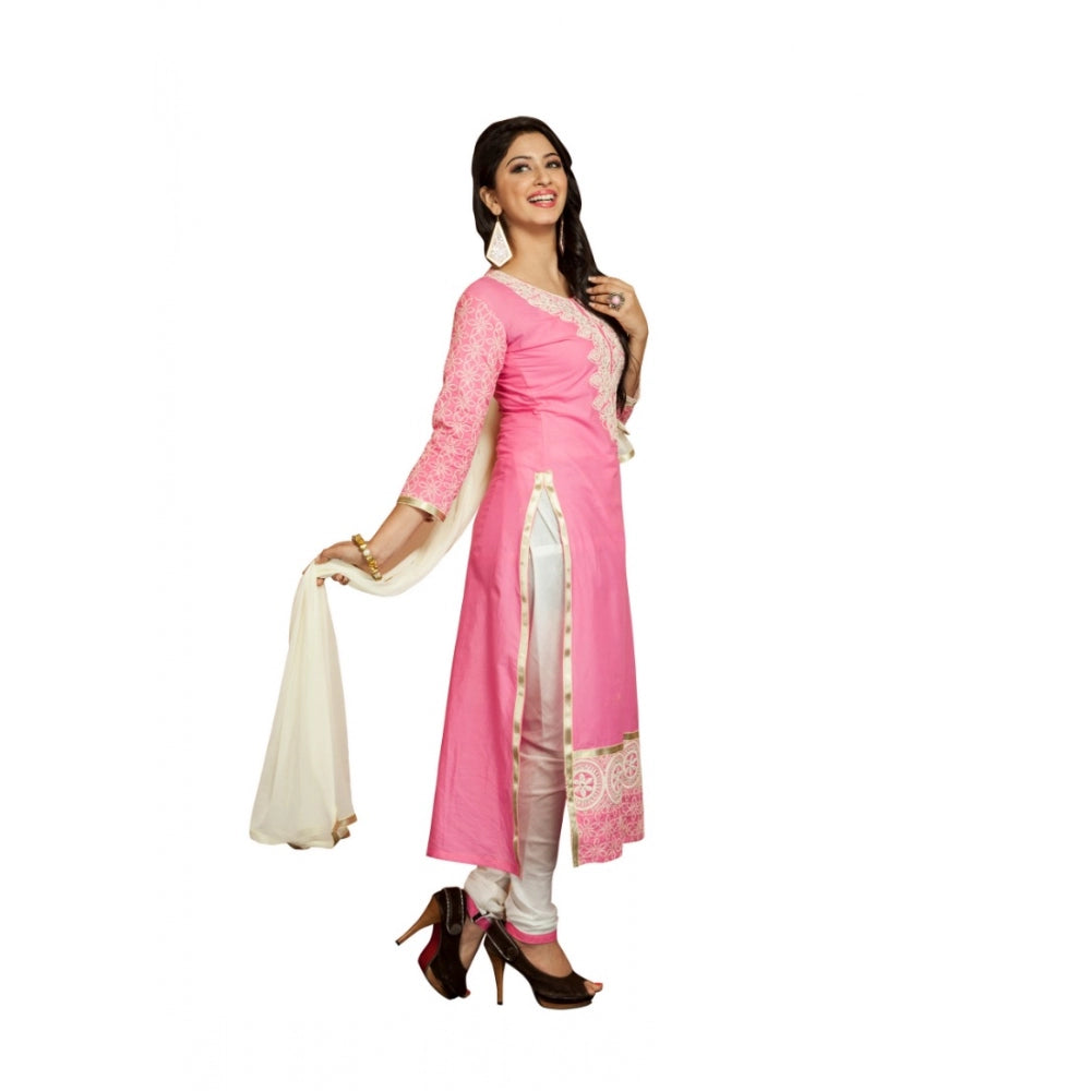 Women'S Georgette Unstitched Salwar Suit-Material With Dupatta