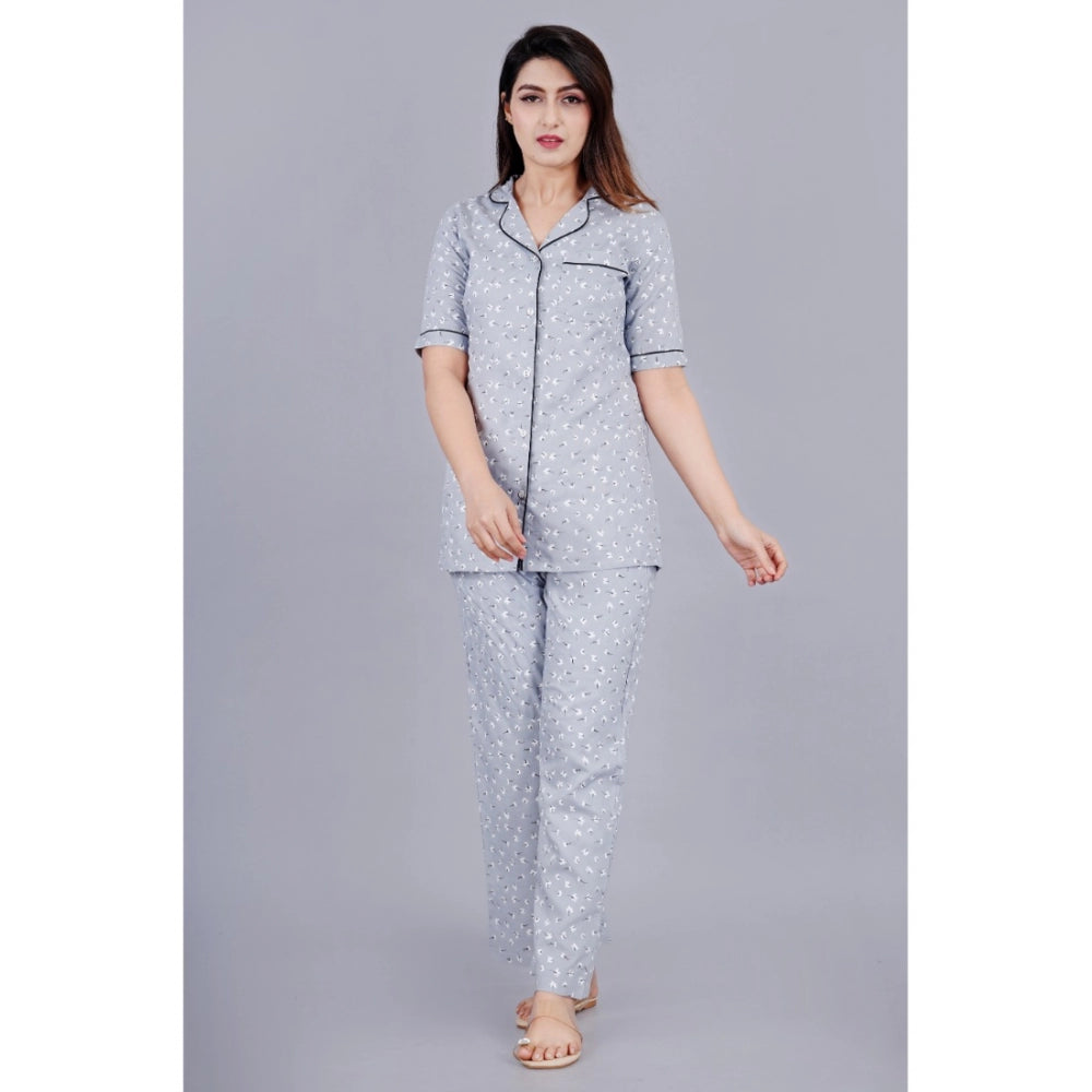 Women'S Casual Half Sleeve Printed Viscose Rayon Shirt With Py