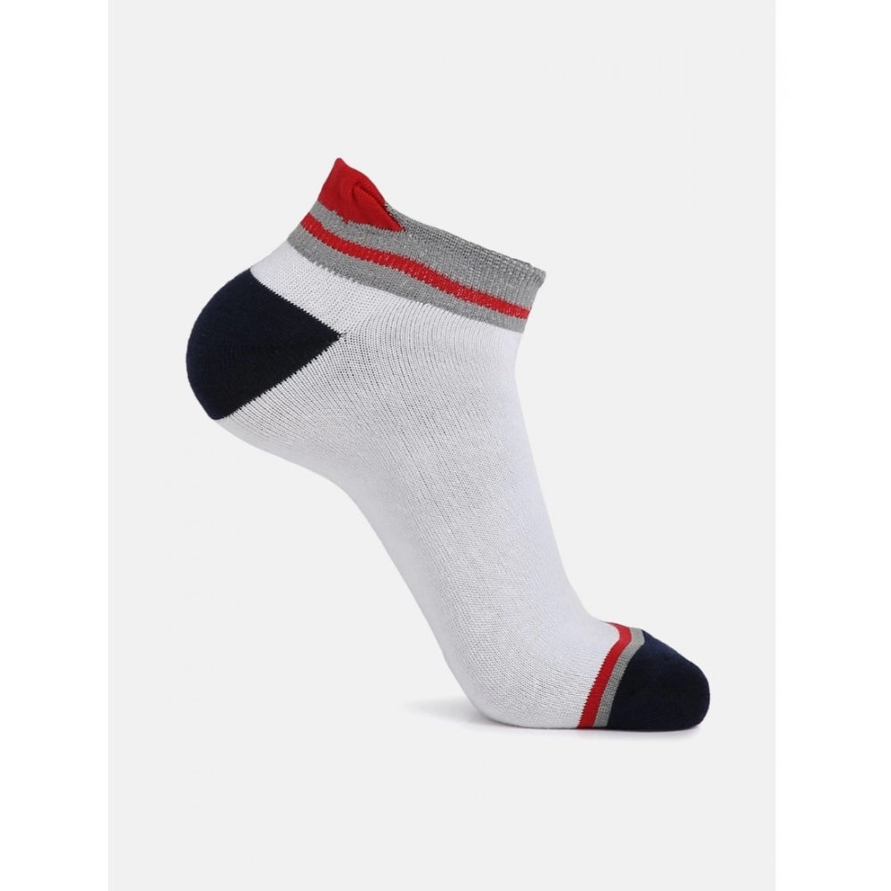 5 Pairs Unisex Casual Cotton Blended Printed Ankle Length Sock