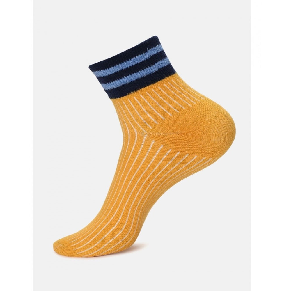 5 Pairs Unisex Casual Cotton Blended Printed Ankle Length Sock