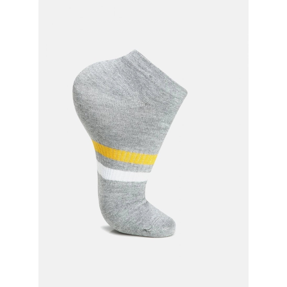 5 Pairs Unisex Casual Cotton Blended Printed Ankle Length Sock