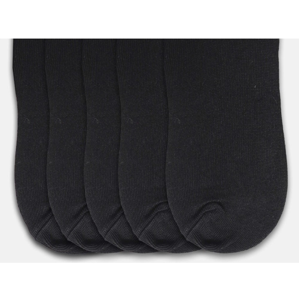 5 Pairs Unisex Casual Cotton Blended Solid Ankle Length Socks