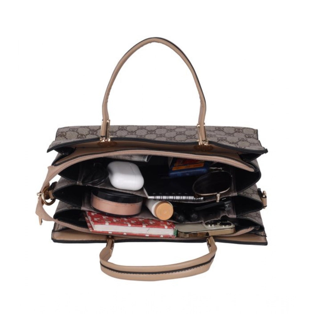 Women'S Faux Leather Printed Handbag (Hilver)