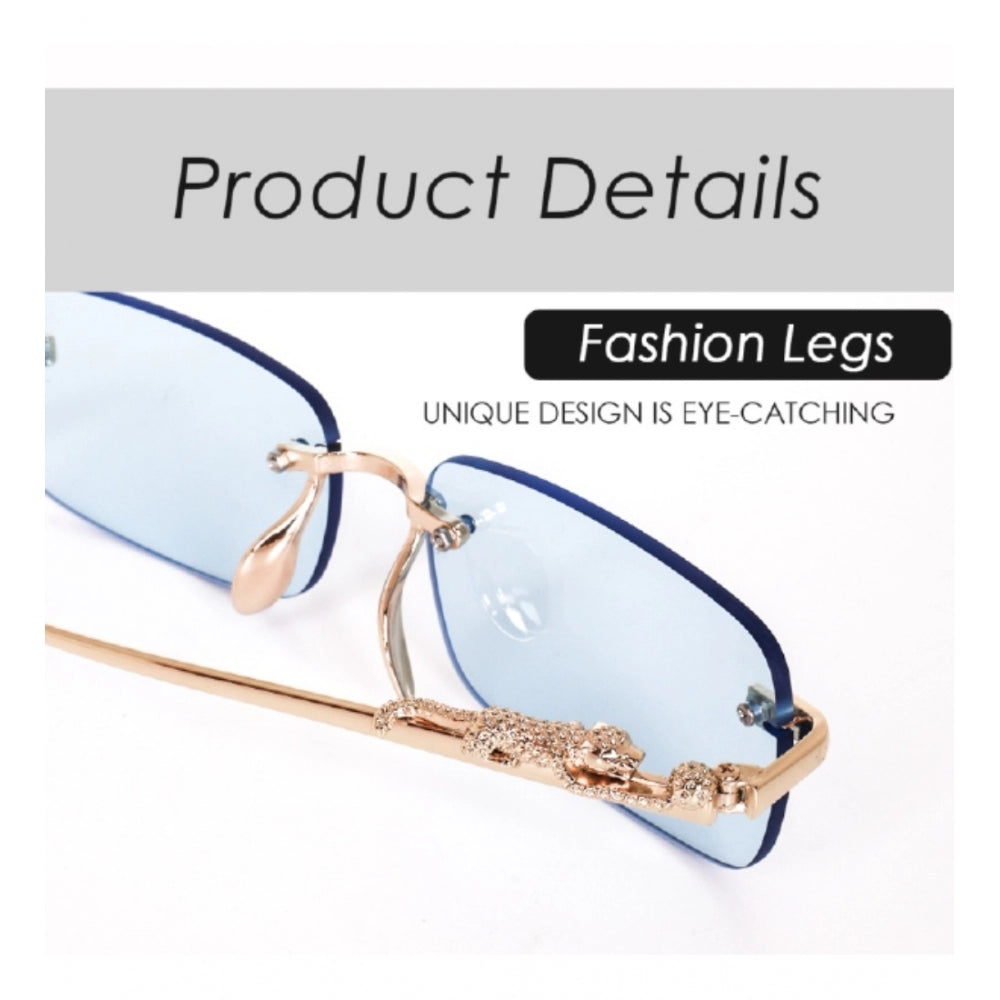 Classic Unisex Uv400 Protection Sunglasses (Gold)