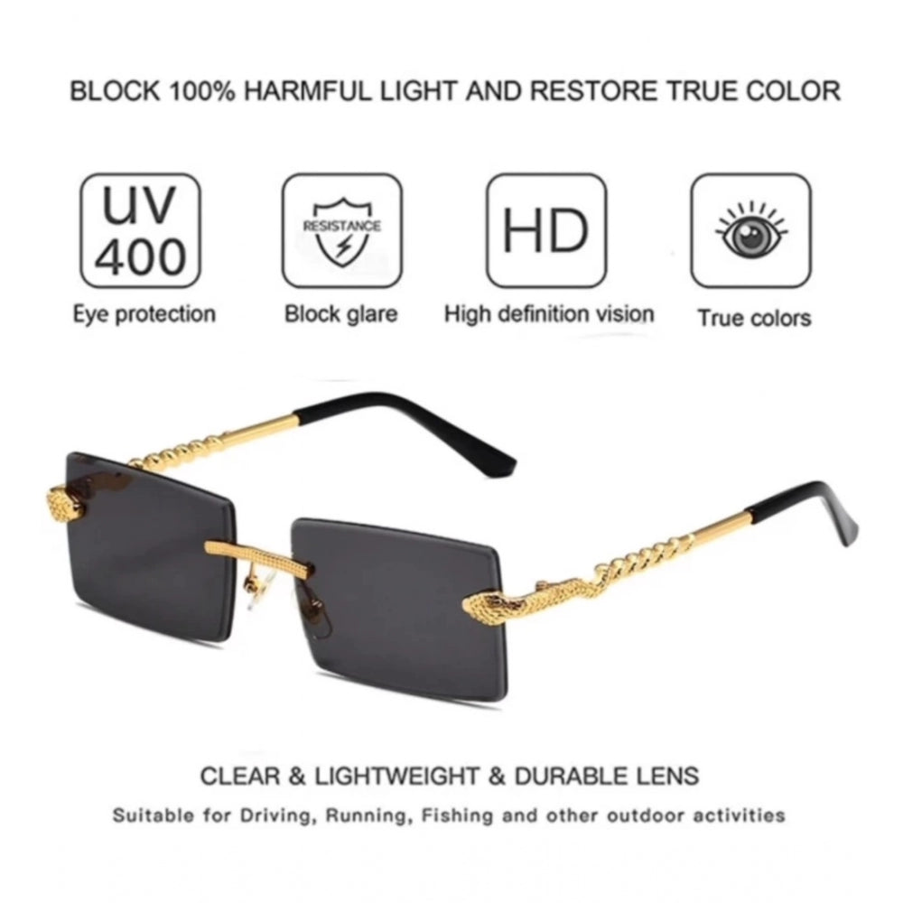 Classic Unisex Uv400 Protection Sunglasses (Black)