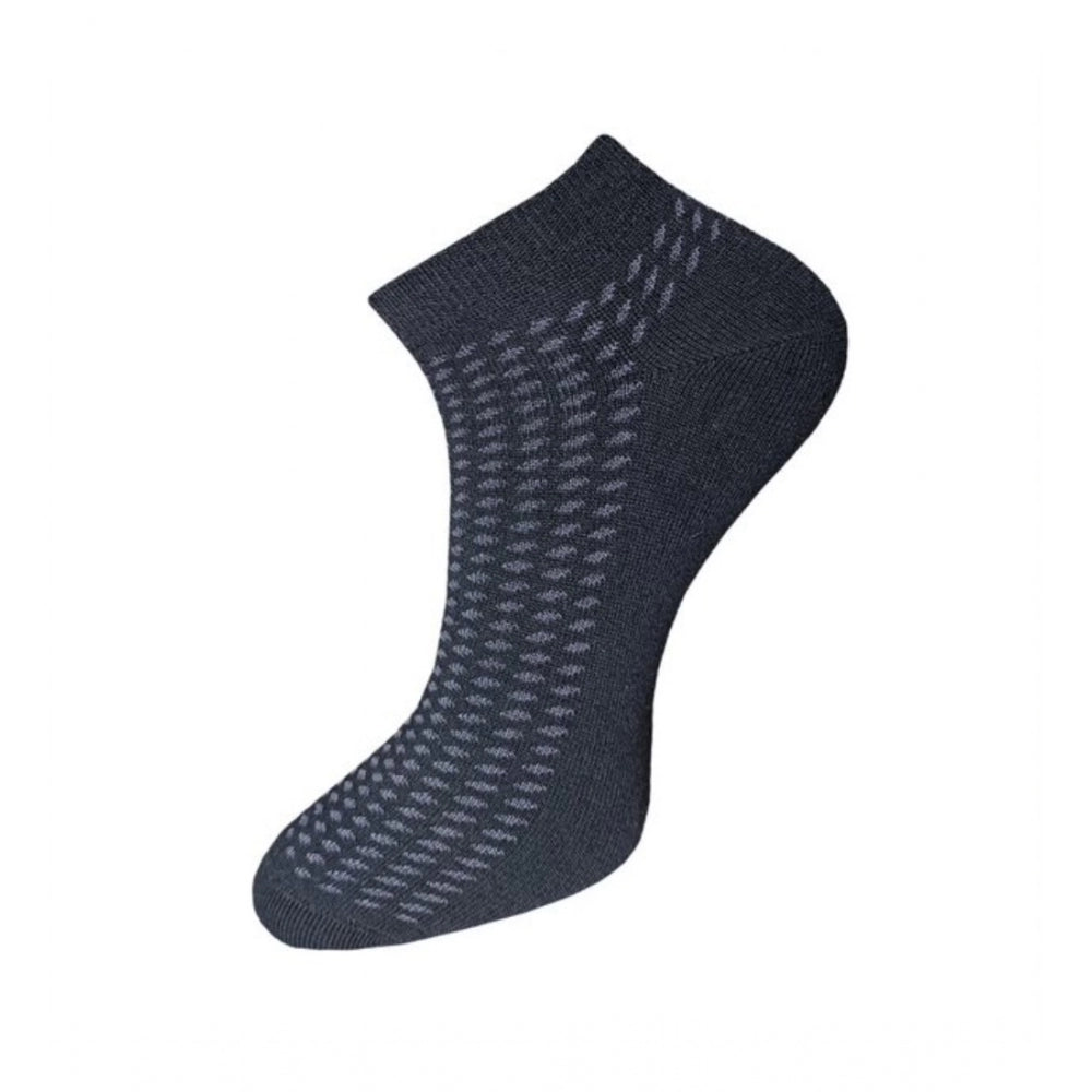 3_Pair Set Unisex Casual Cotton Printed Ankle Length Socks (Mu