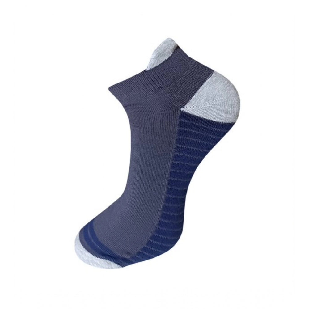 3_Pair Set Unisex Casual Cotton Printed Ankle Length Socks (Mu