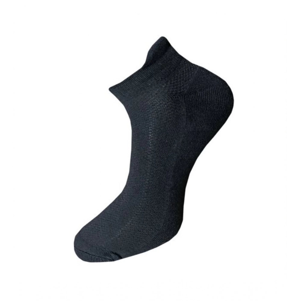 3_Pair Set Unisex Casual Cotton Solid Ankle Length Socks (Mult