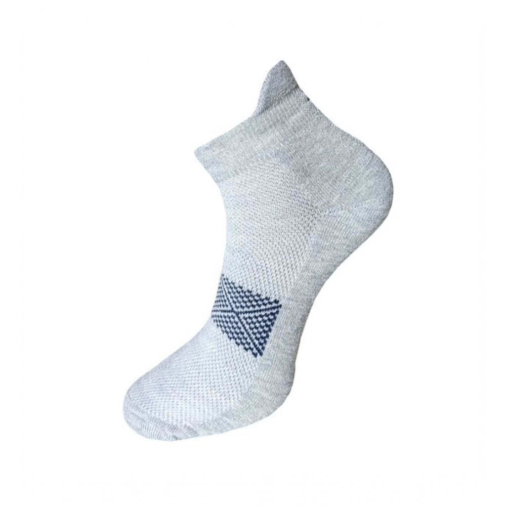 3_Pair Set Unisex Casual Cotton Printed Ankle Length Socks (Mu