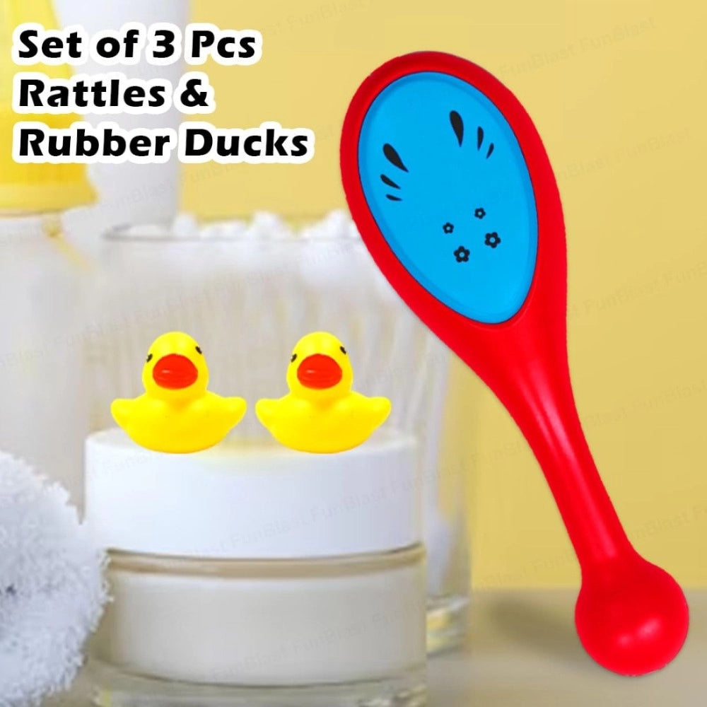 Pack of_2 2 pcs set Tim rattle | Plastic | Toys | 3+ Months