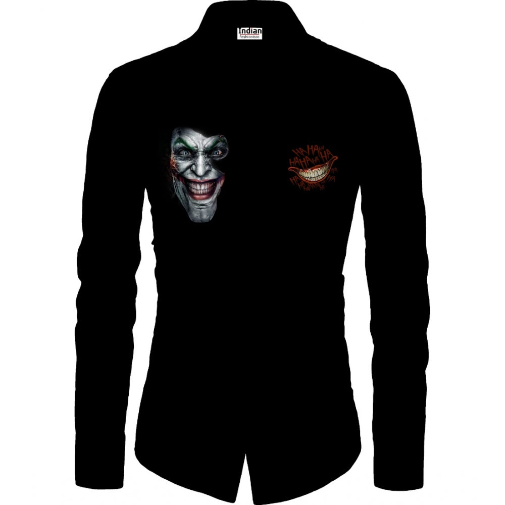 Men'S Casual Floral Printed Cotton Blend Unstitched Shirt Fabr