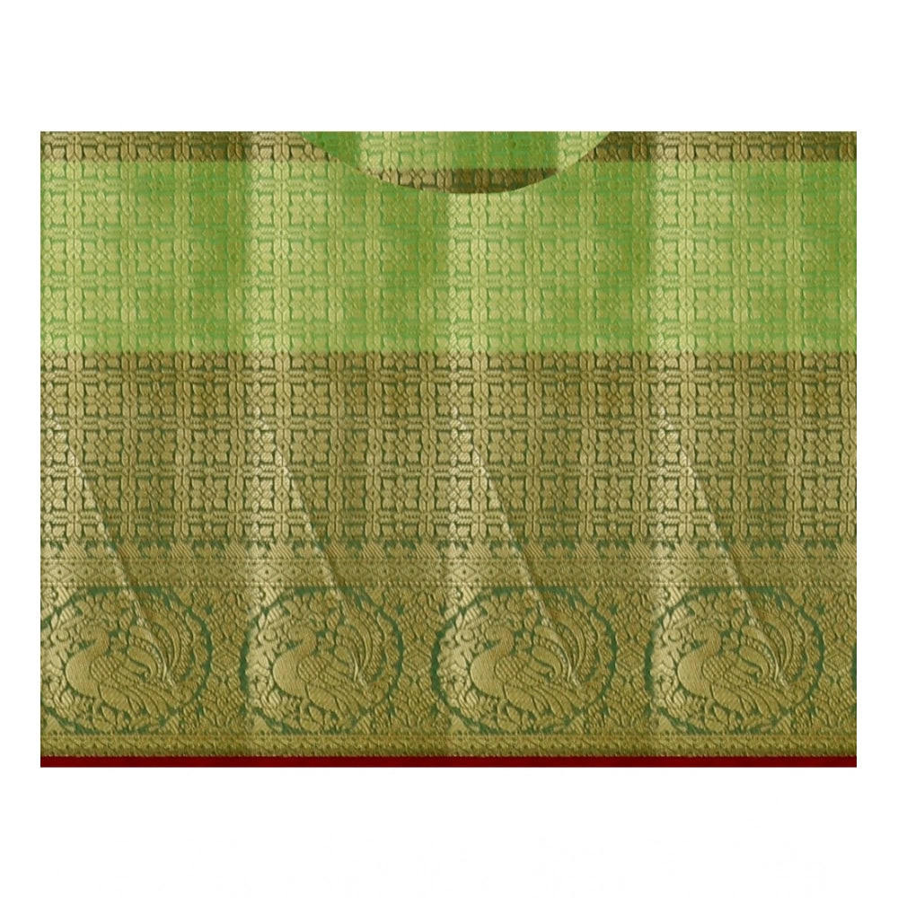 Women'S Jacquard Woven Saree With Unstitched Blouse 5.5Mtr (Gr