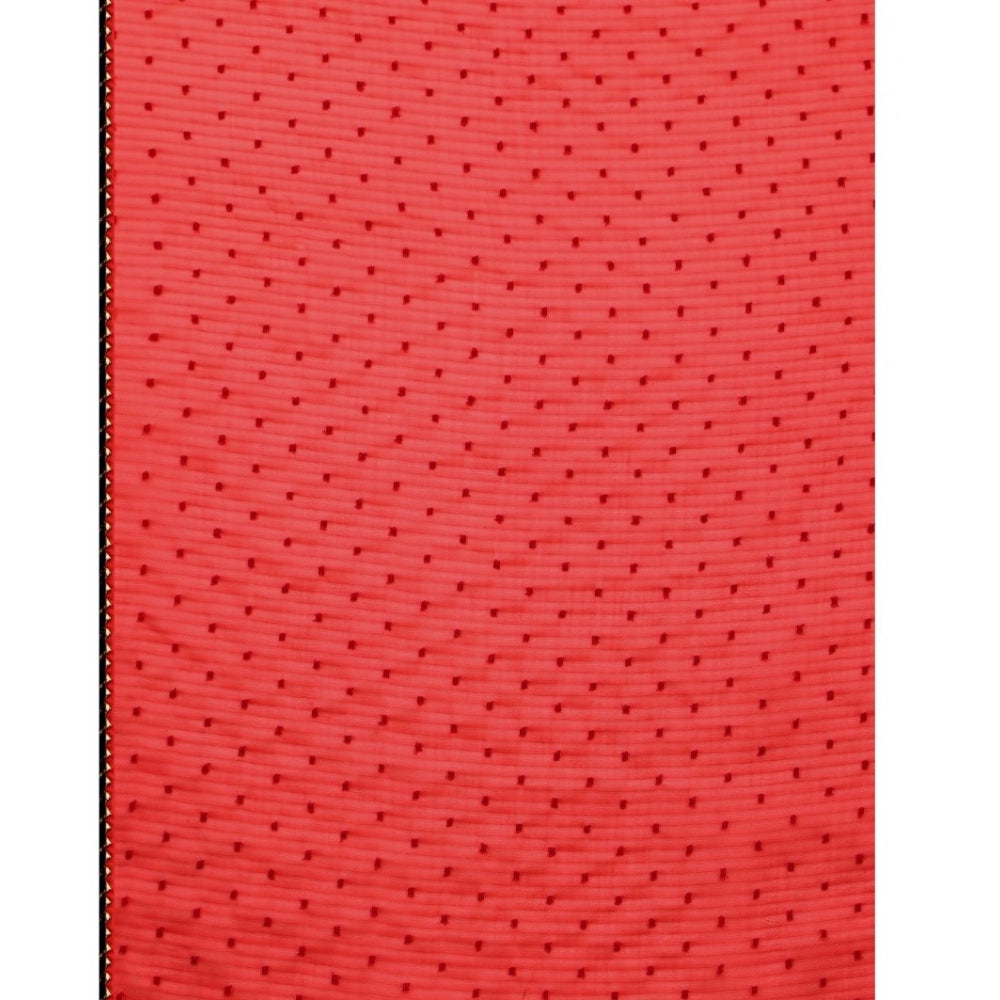 Women'S Silk Blend Embellished Saree With Unstitched Blouse 5.