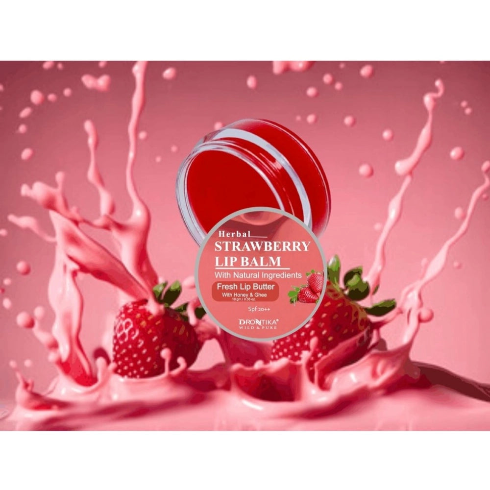 Unisex Herbal Dark And Chapped Lips Cherry &Amp; Strawberry Li