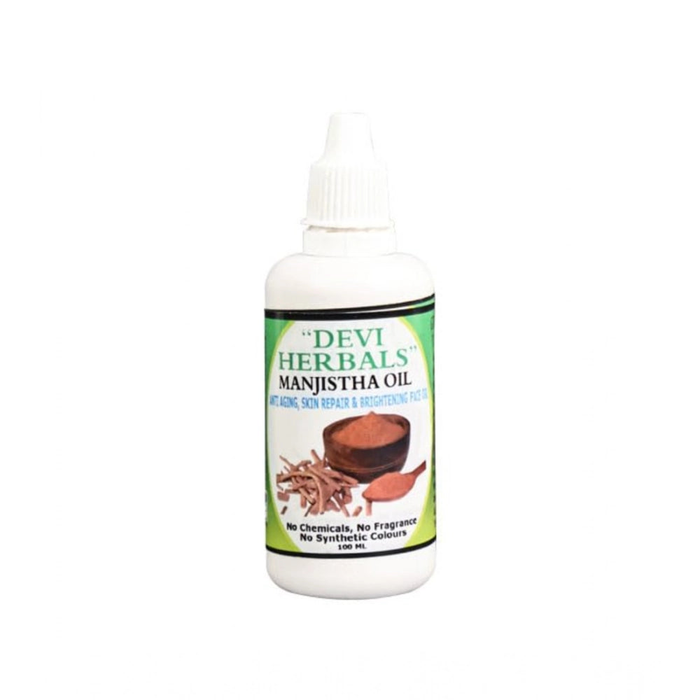 Devi Herbal Manjistha 50 ML Oil - Natural, Anti-Aging And Breathable Hair Oil