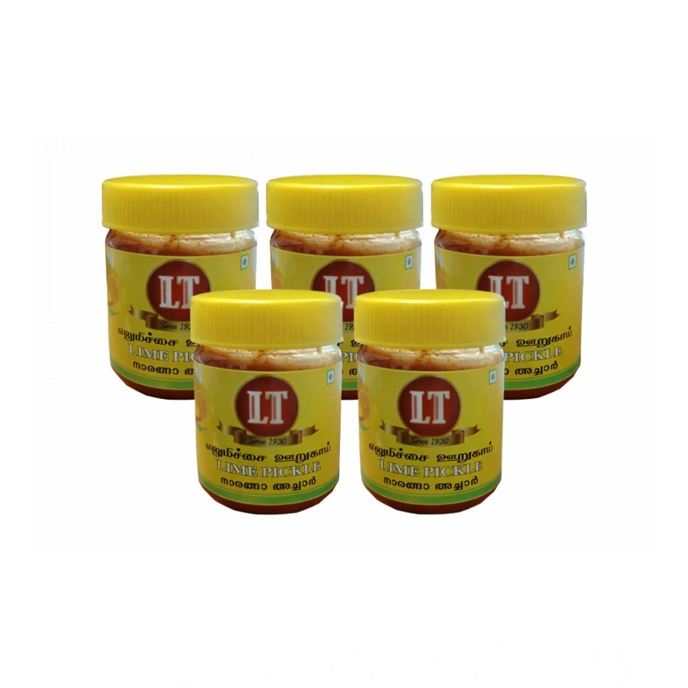 Pack Of_5 100Gm Lt Lemon Pickle Traditional Digestive Side Dis
