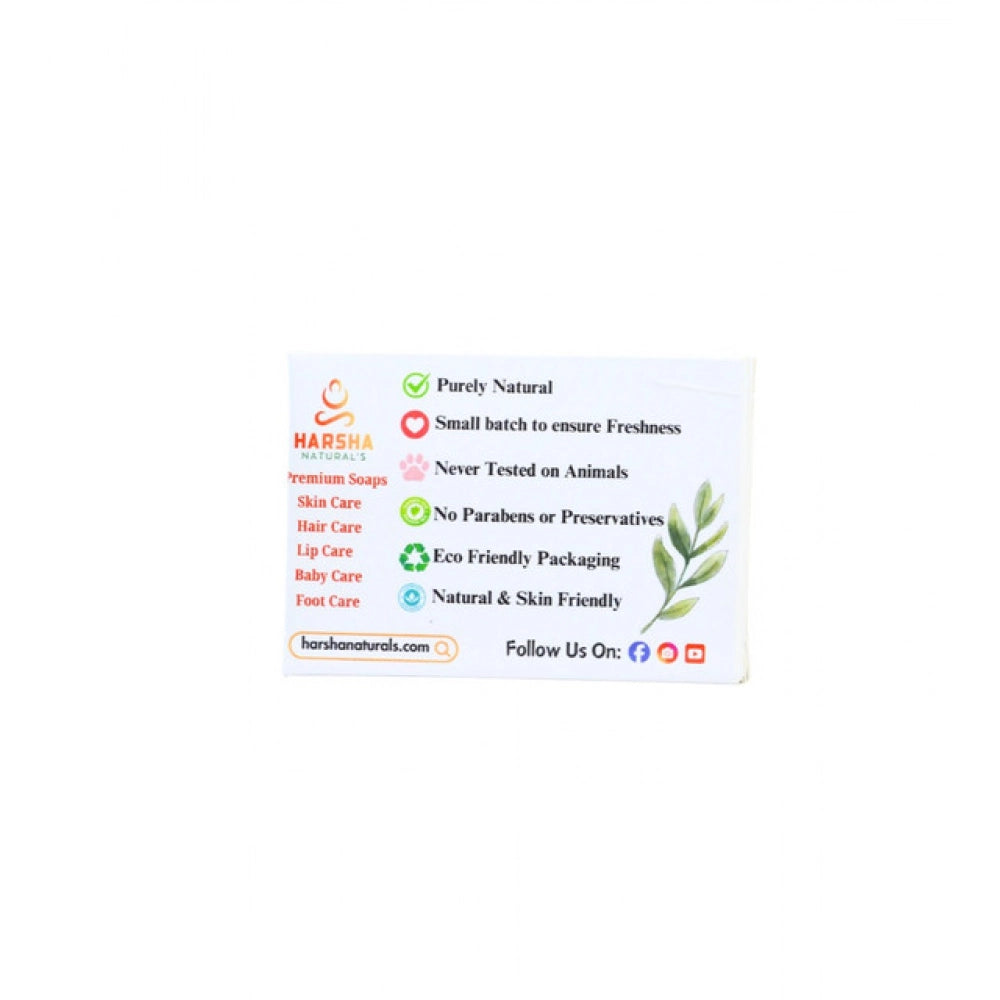 Pack Of_2 Harsha Naturals - Orange Soap (100Gm)