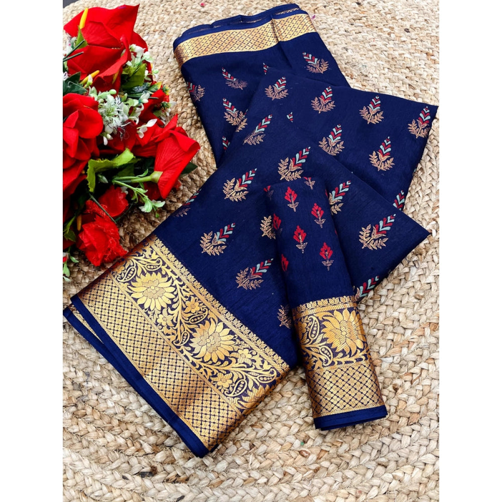 Women'S Digital Dolla Silk Printed Saree With Unstitched Blous