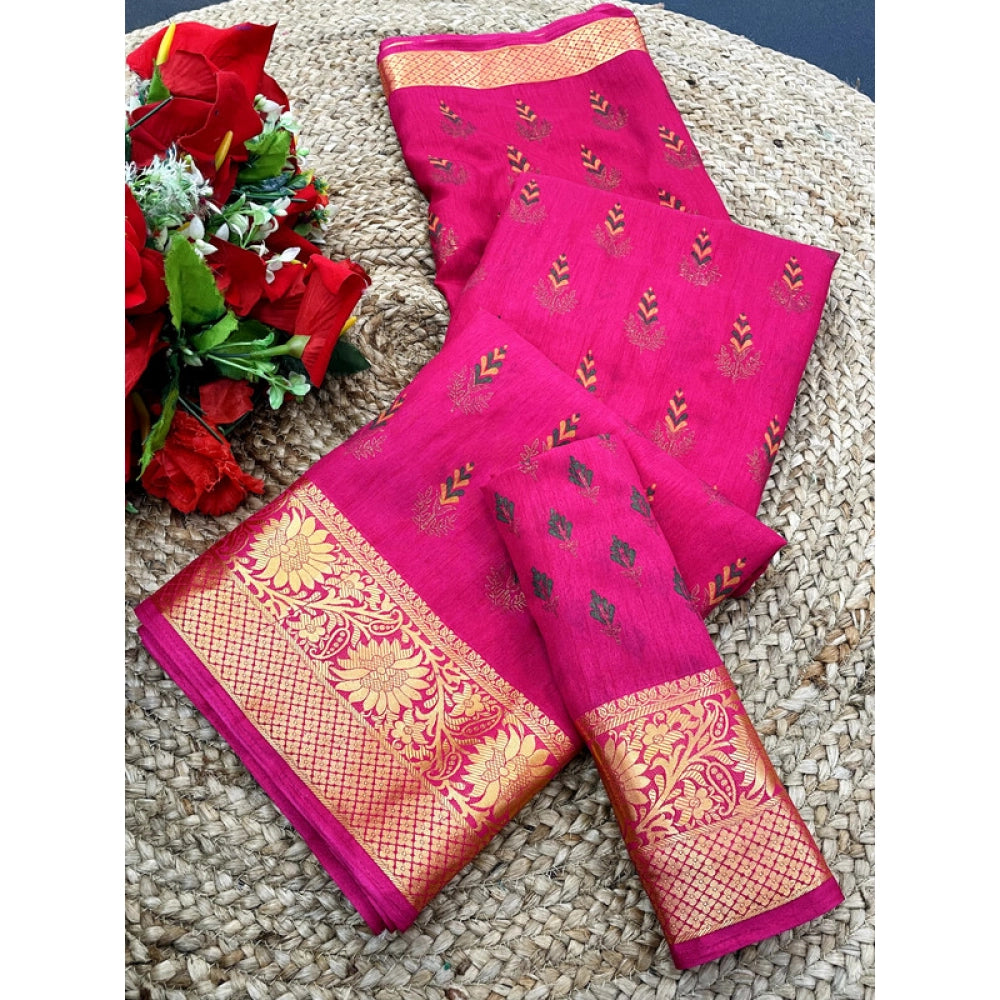 Women'S Digital Dolla Silk Printed Saree With Unstitched Blous