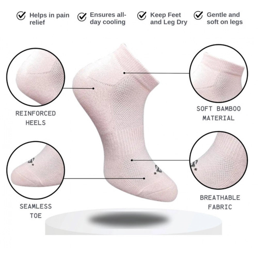 3_Pair Set Unisex Casual Cotton Printed Low Cut Socks (Multico