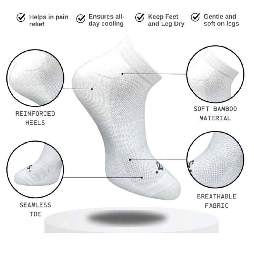 3_Pair Set Unisex Casual Cotton Printed Low Cut Socks (Multico