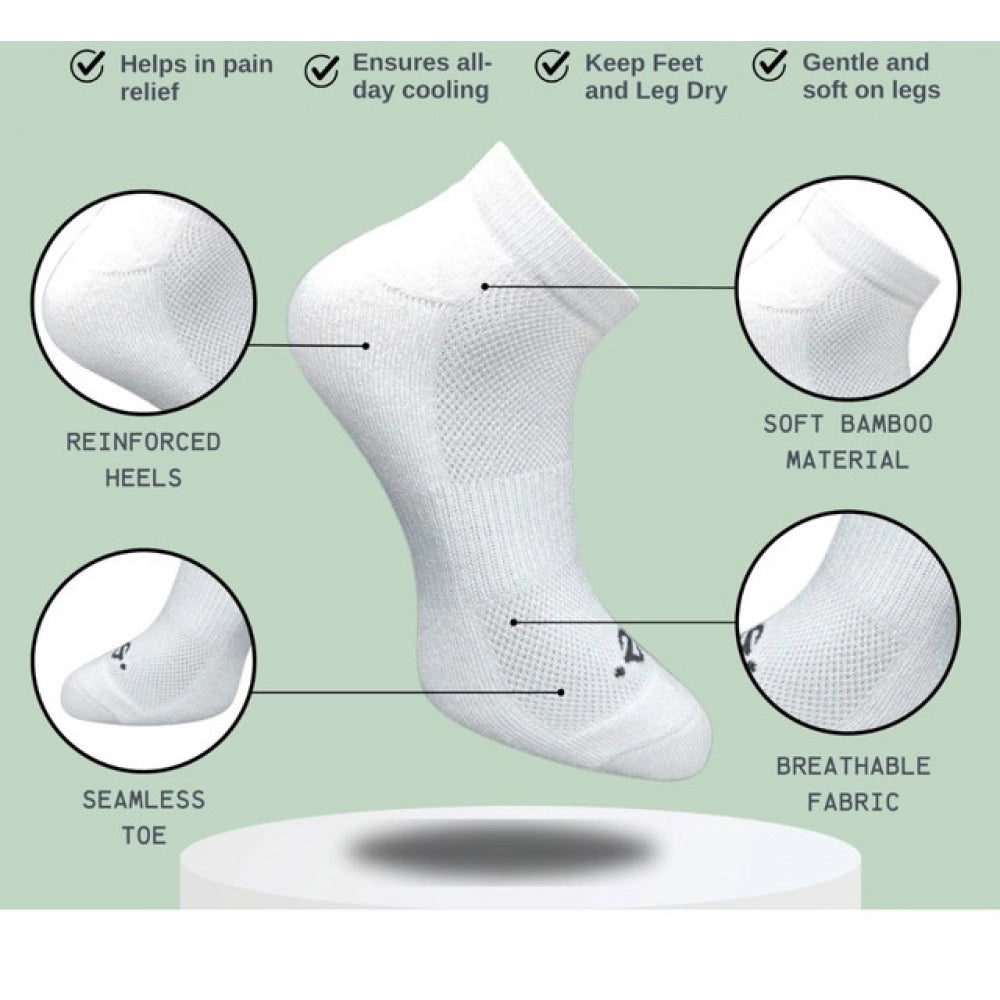 3_Pair Set Unisex Casual Cotton Printed Low Cut Socks (Multico