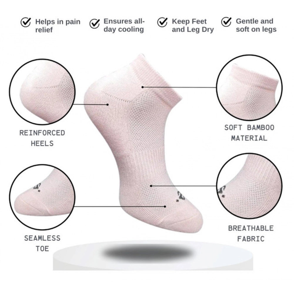 3_Pair Set Unisex Casual Cotton Printed Low Cut Socks (Multico
