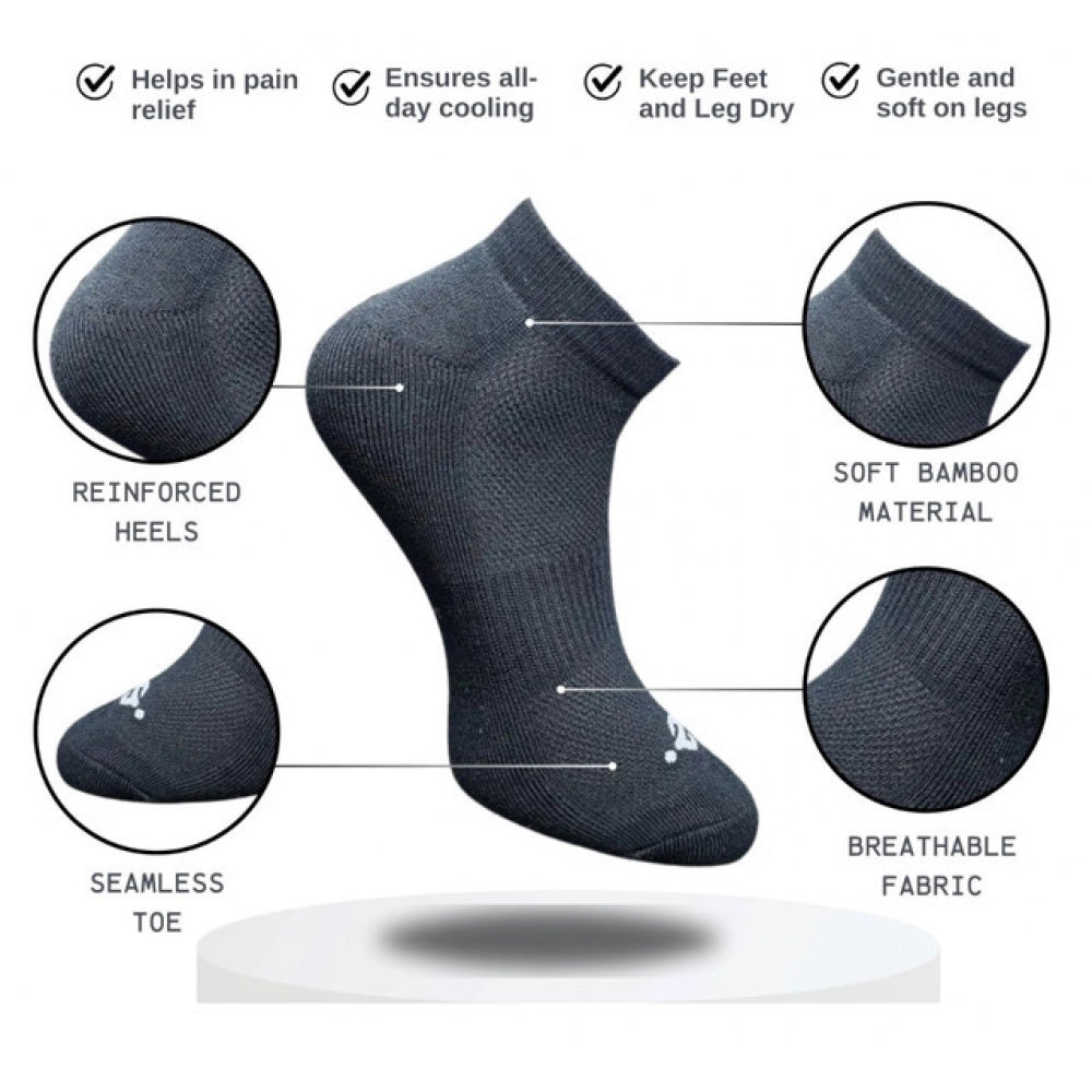 3_Pair Set Unisex Casual Cotton Printed Low Cut Socks (Multico
