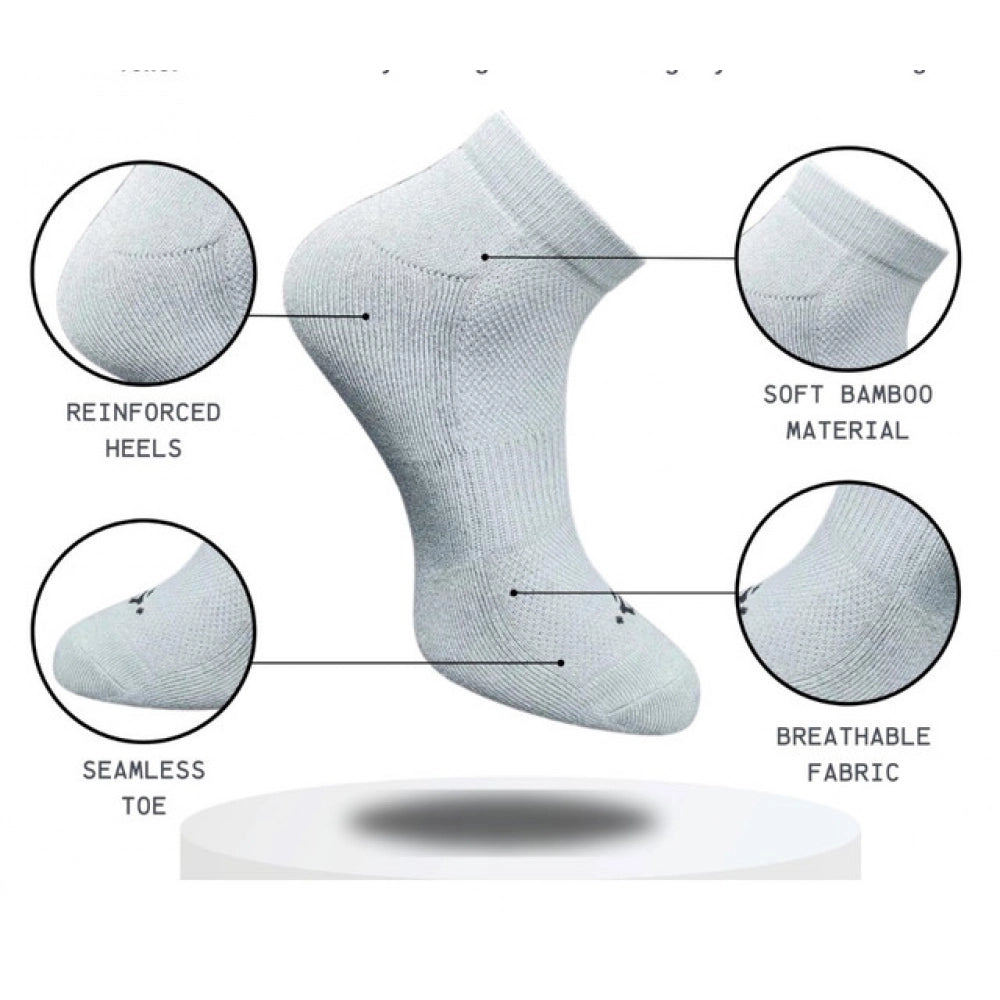 3_Pair Set Unisex Casual Cotton Printed Low Cut Socks (Multico