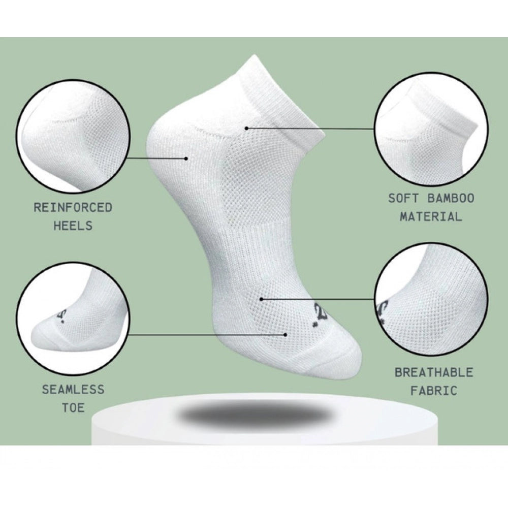 3_Pair Set Unisex Casual Cotton Printed Low Cut Socks (Multico