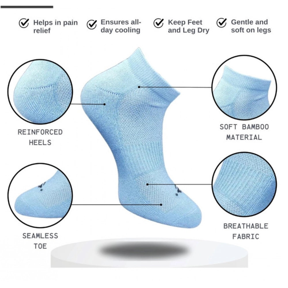 3_Pair Set Unisex Casual Cotton Printed Low Cut Socks (Multico