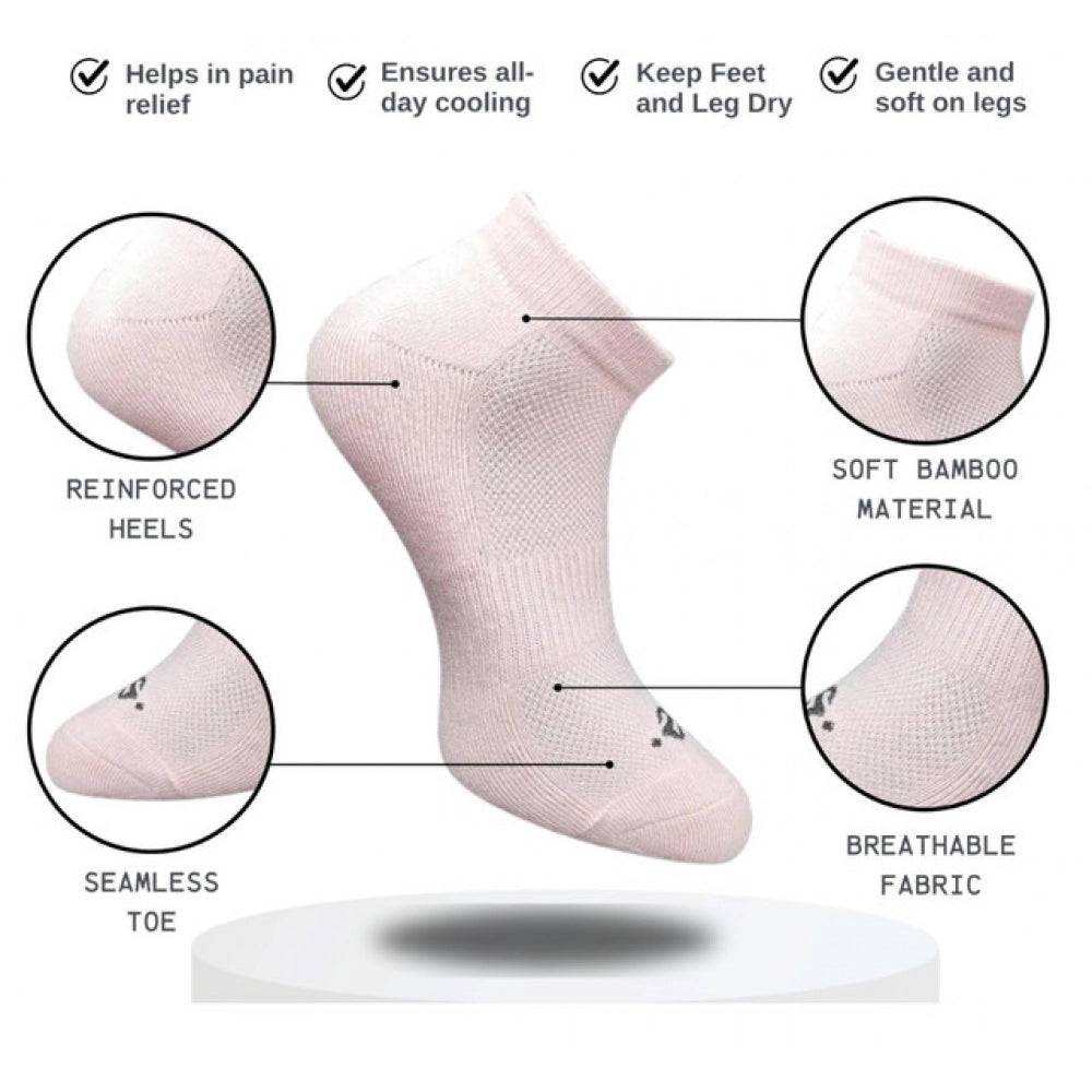3_Pair Set Unisex Casual Cotton Printed Low Cut Socks (Multico