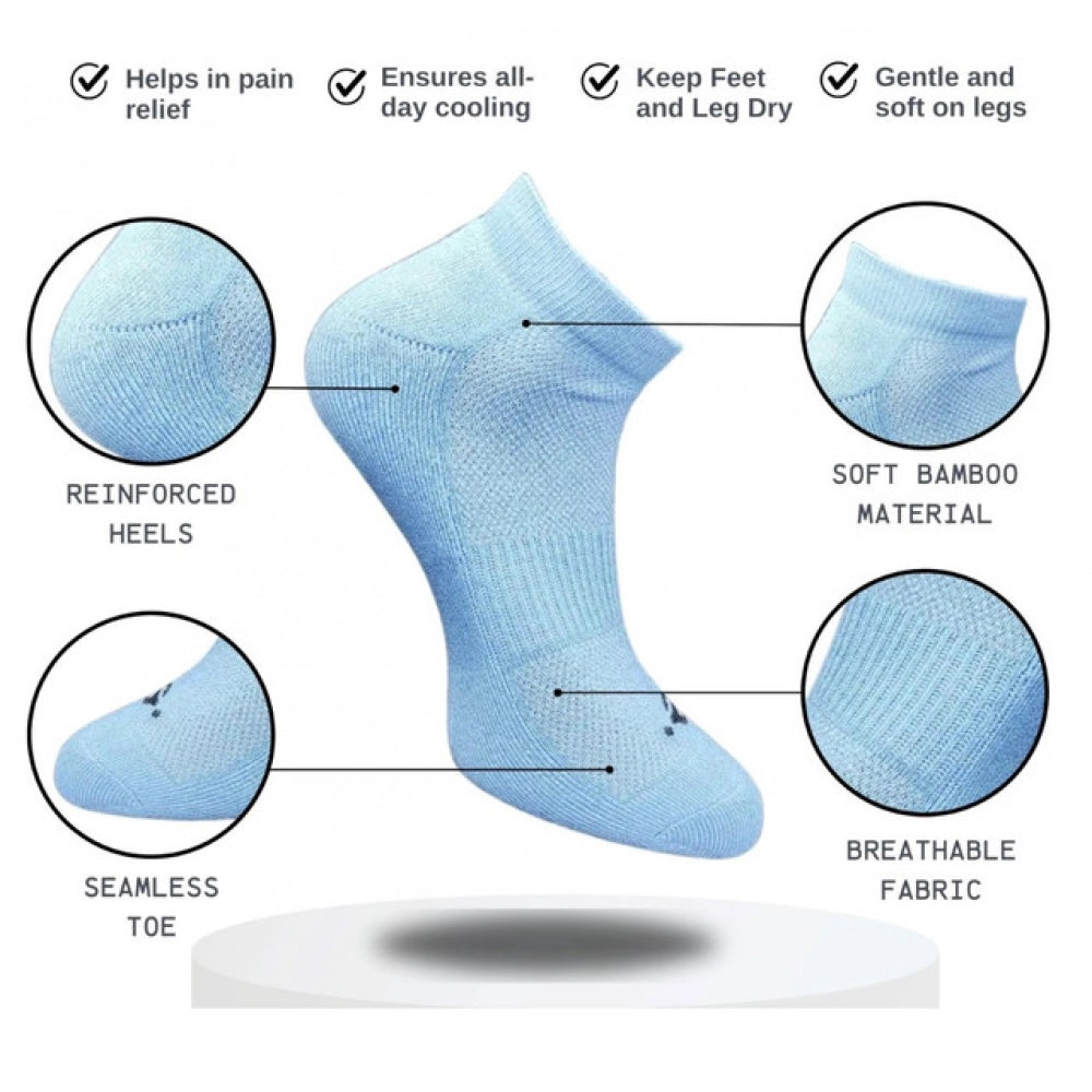 3_Pair Set Unisex Casual Cotton Printed Low Cut Socks (Multico