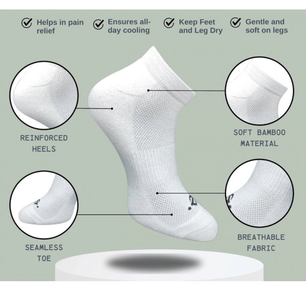 3_Pair Set Unisex Casual Cotton Printed Low Cut Socks (Multico