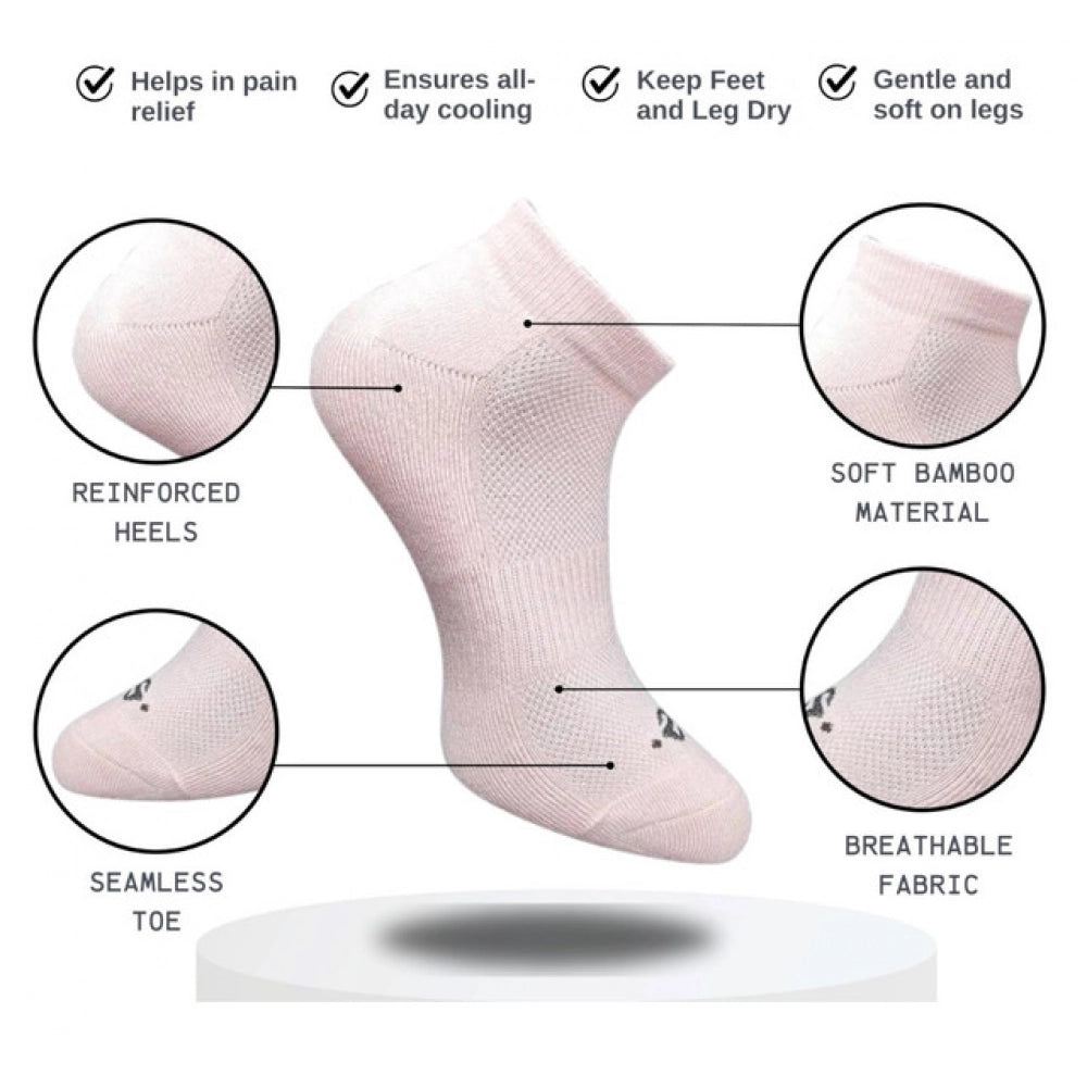 3_Pair Set Unisex Casual Cotton Printed Low Cut Socks (Multico