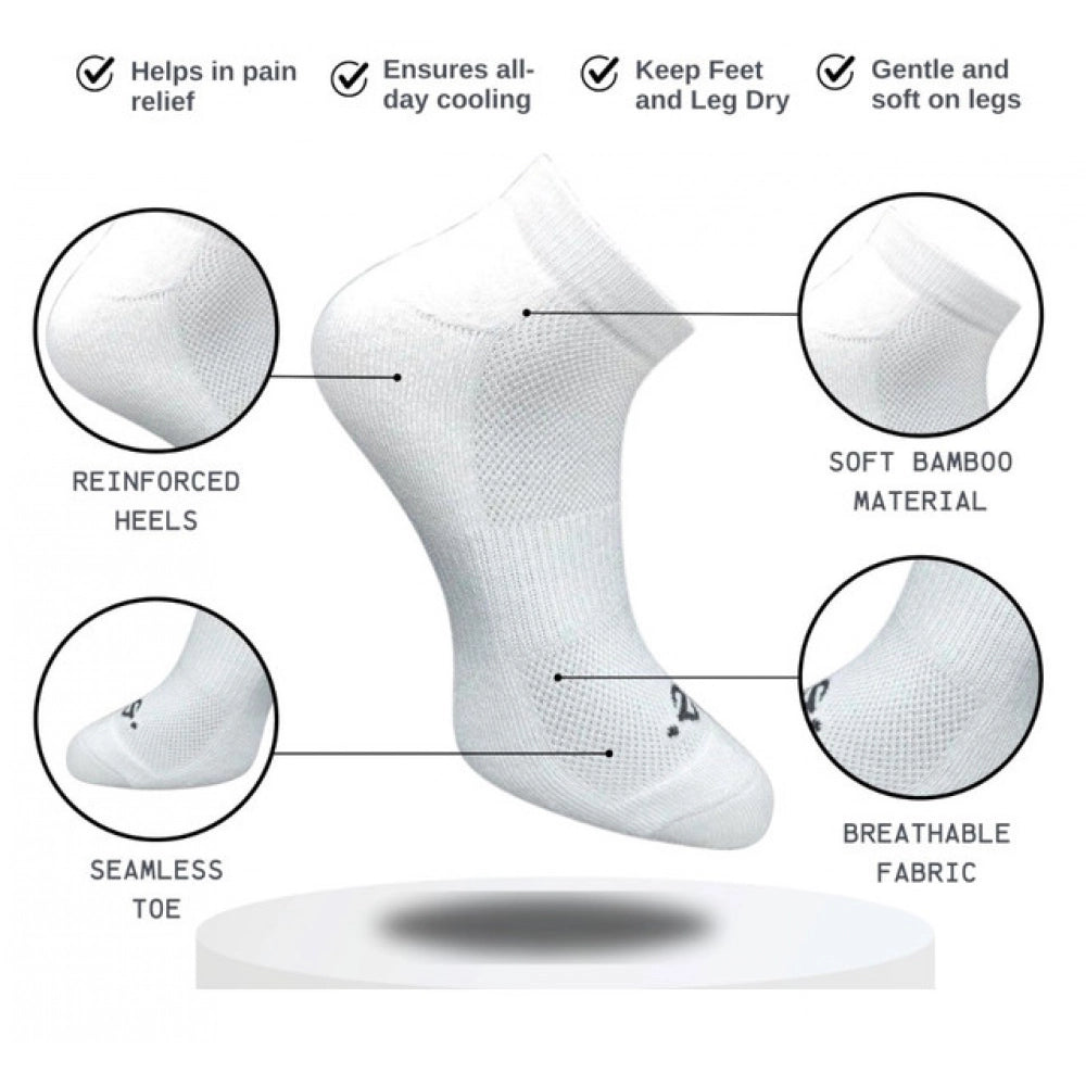 3_Pair Set Unisex Casual Cotton Printed Low Cut Socks (Multico