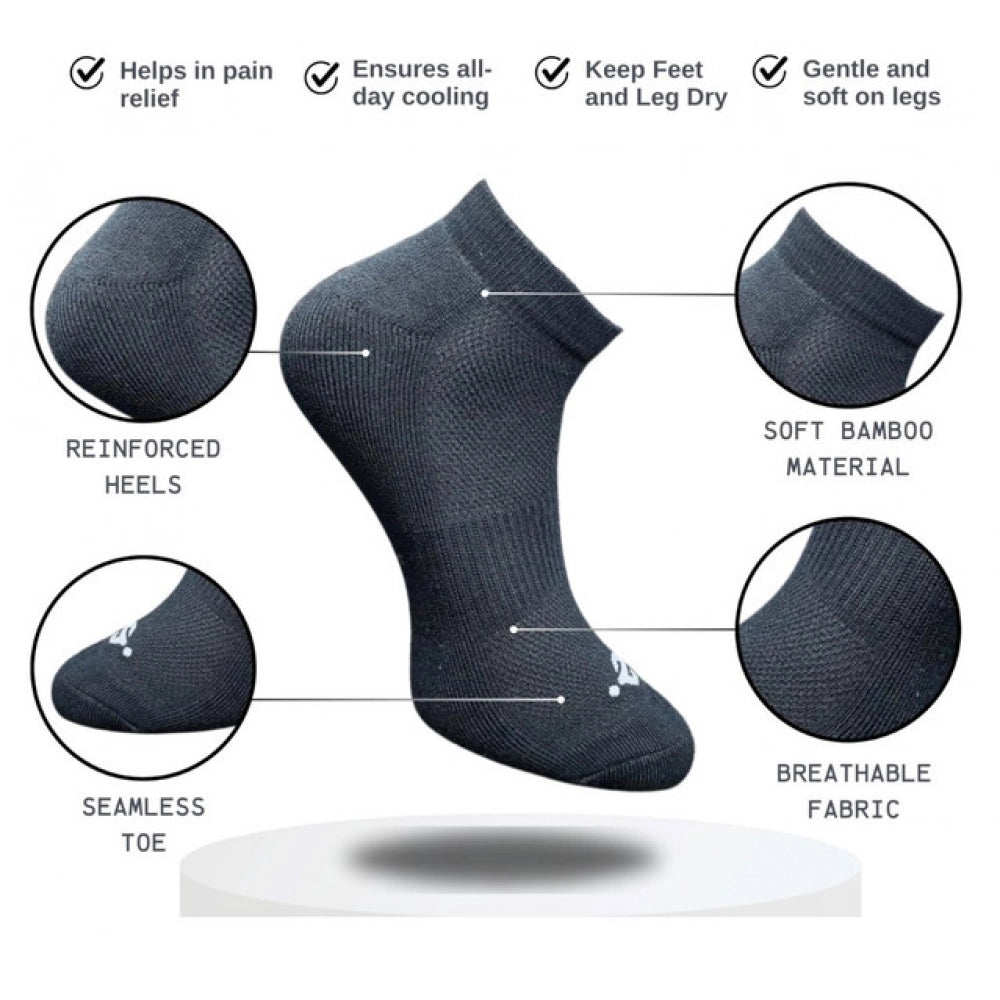 3_Pair Set Unisex Casual Cotton Printed Low Cut Socks (Multico