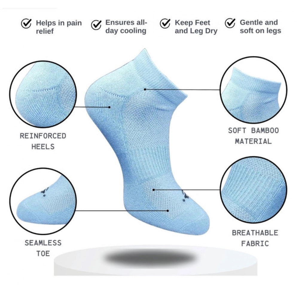 3_Pair Set Unisex Casual Cotton Printed Low Cut Socks (Multico