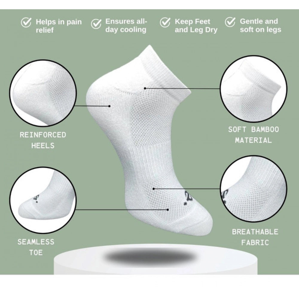3_Pair Set Unisex Casual Cotton Printed Low Cut Socks (Multico