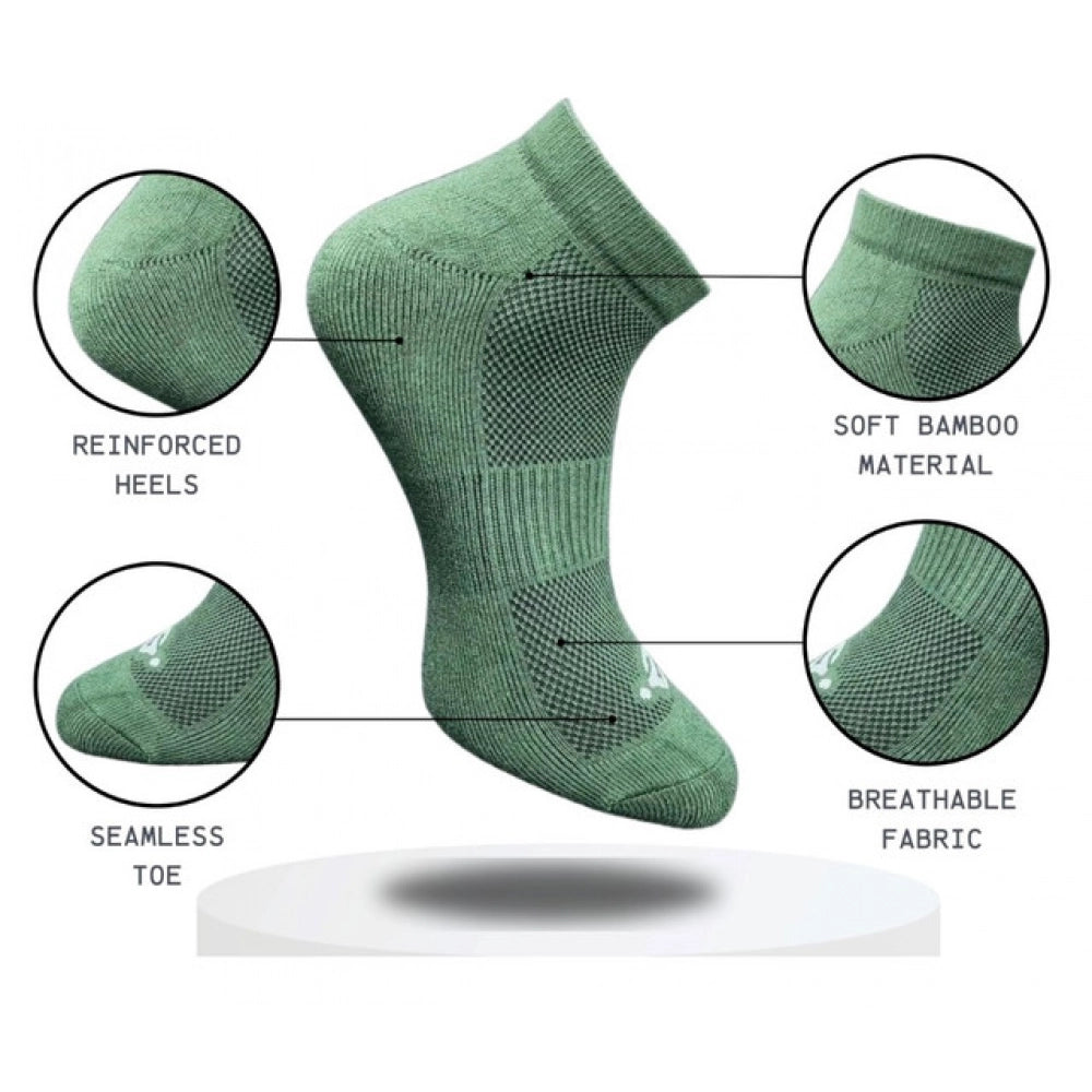3_Pair Set Unisex Casual Cotton Printed Low Cut Socks (Multico