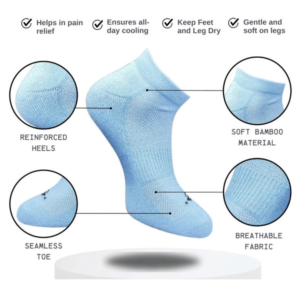 3_Pair Set Unisex Casual Cotton Printed Low Cut Socks (Multico
