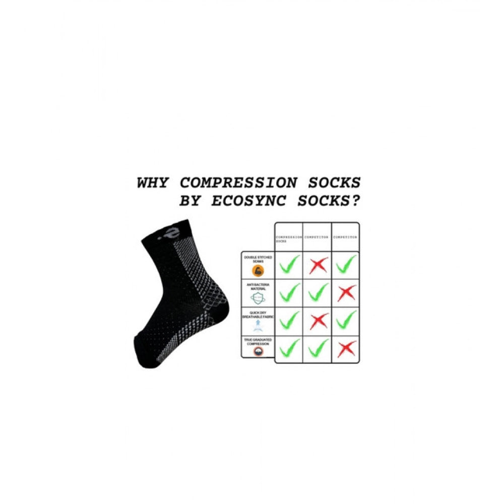 3_Pair Set Unisex Casual Cotton Printed Ankle Length Support S
