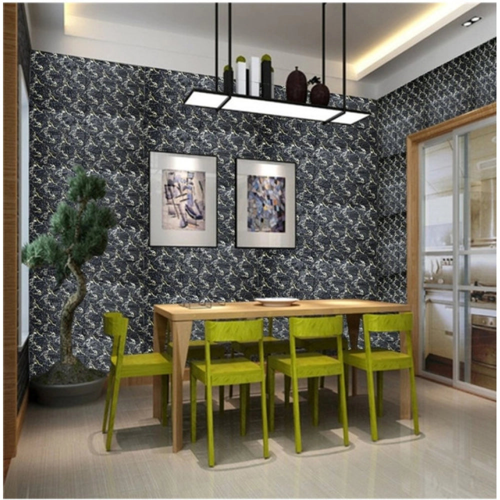 Pack Of 3_Fancy 3D Wall Decor – Stylish Black Decorative Wall