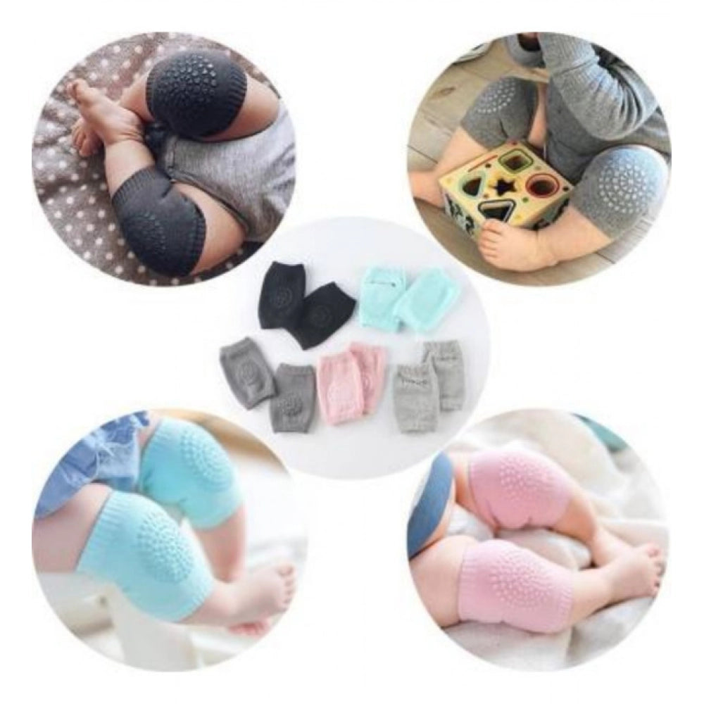 Baby Crawling Knee Pads - Pack of 3, Assorted