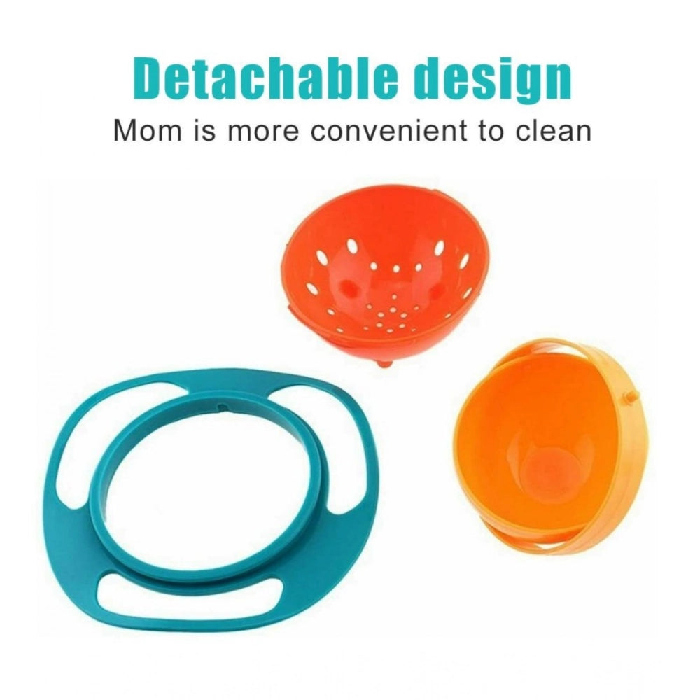 Pack Of 2_Gyro Bowl – Spill-Proof Rotating Fun Bowl For Kids (