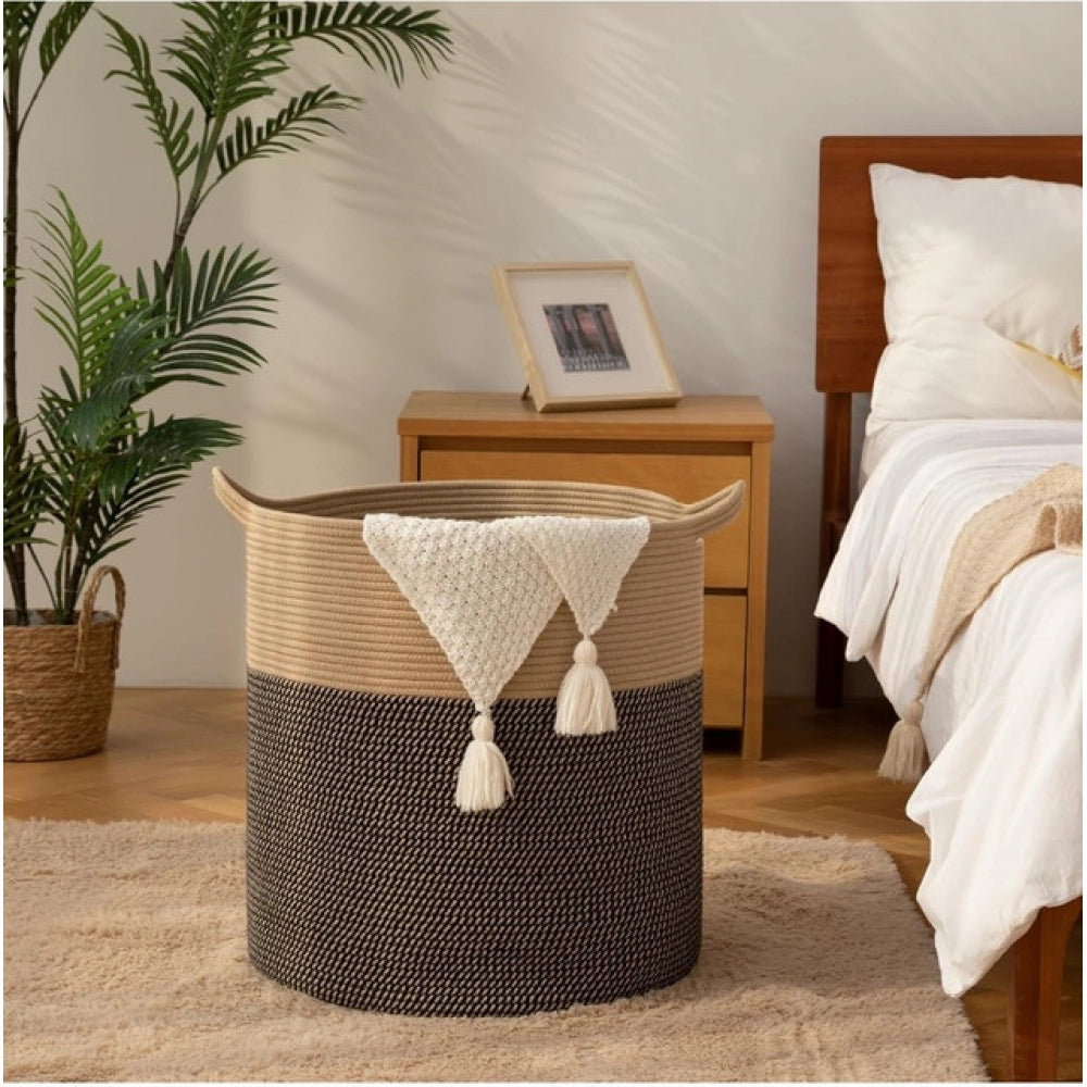 Cotton 12X14 Inch - Mix Storage Basket For Clothes With Out Li