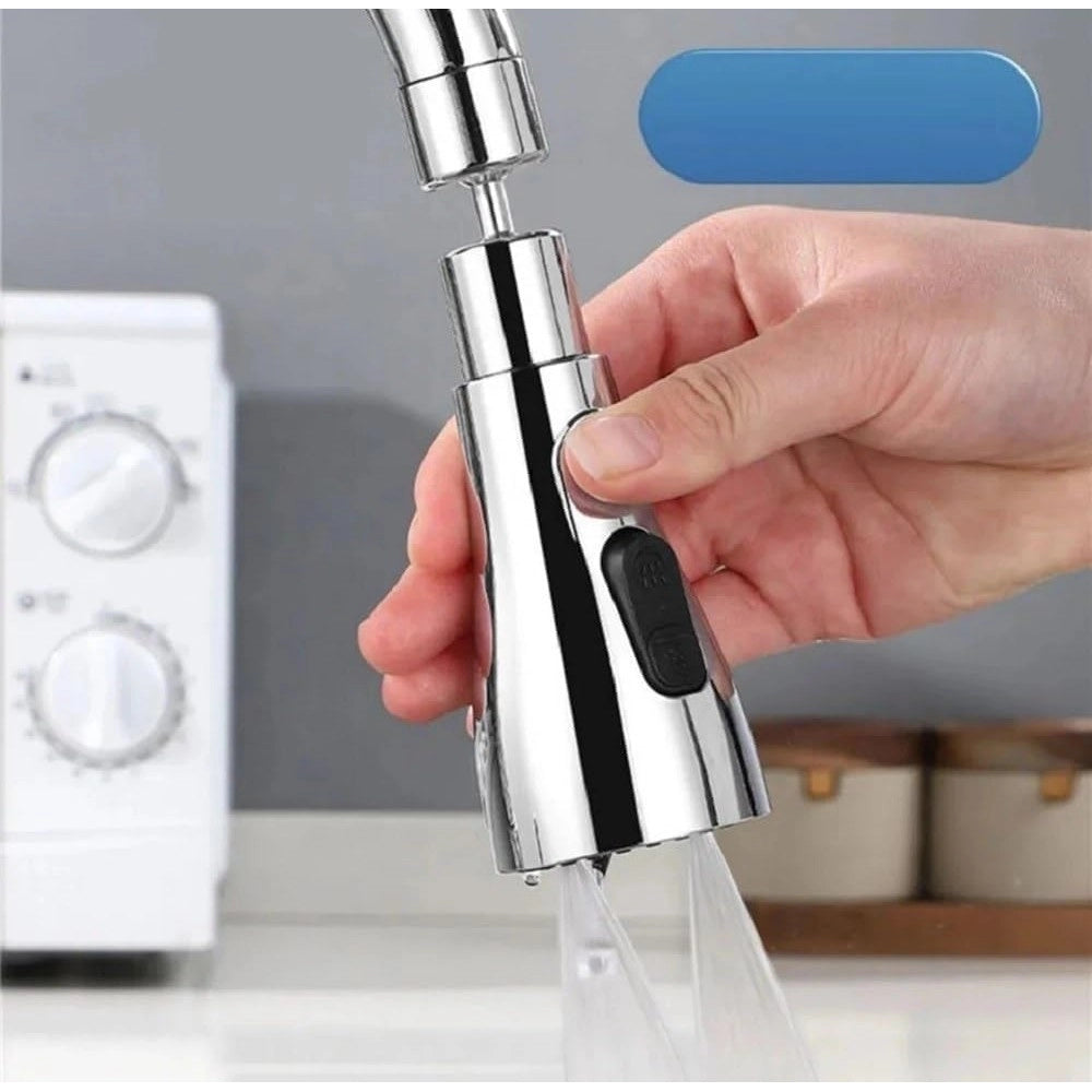 360 Degree Movable Faucet - Silver