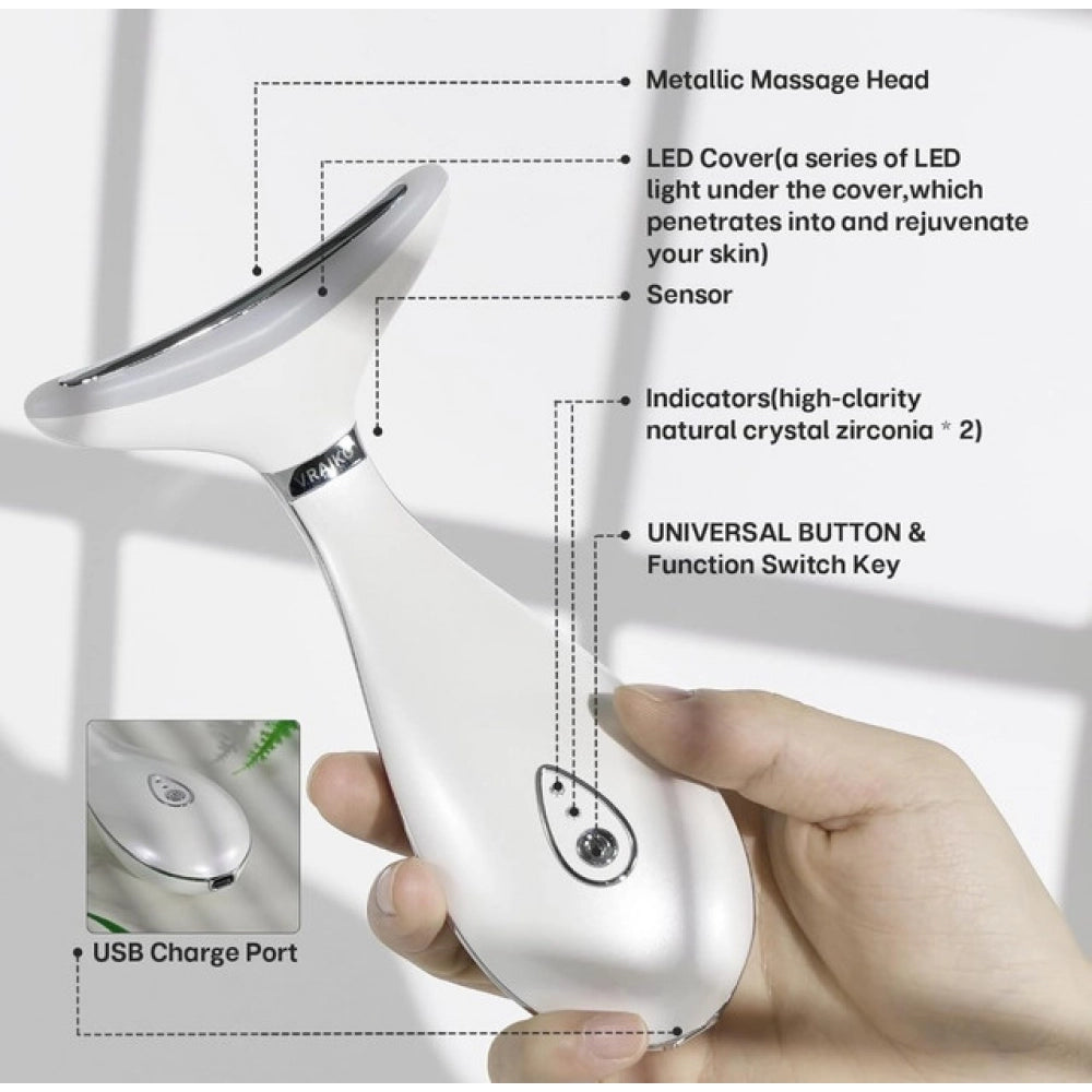 Neck Face Firming Wrinkle Removal Tool - Grey