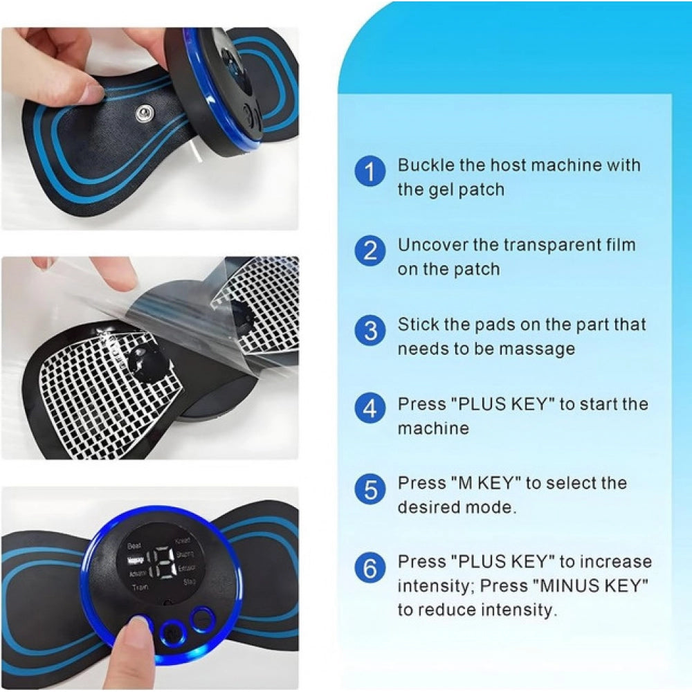 Butterfly Massager - Pack of 2, Black